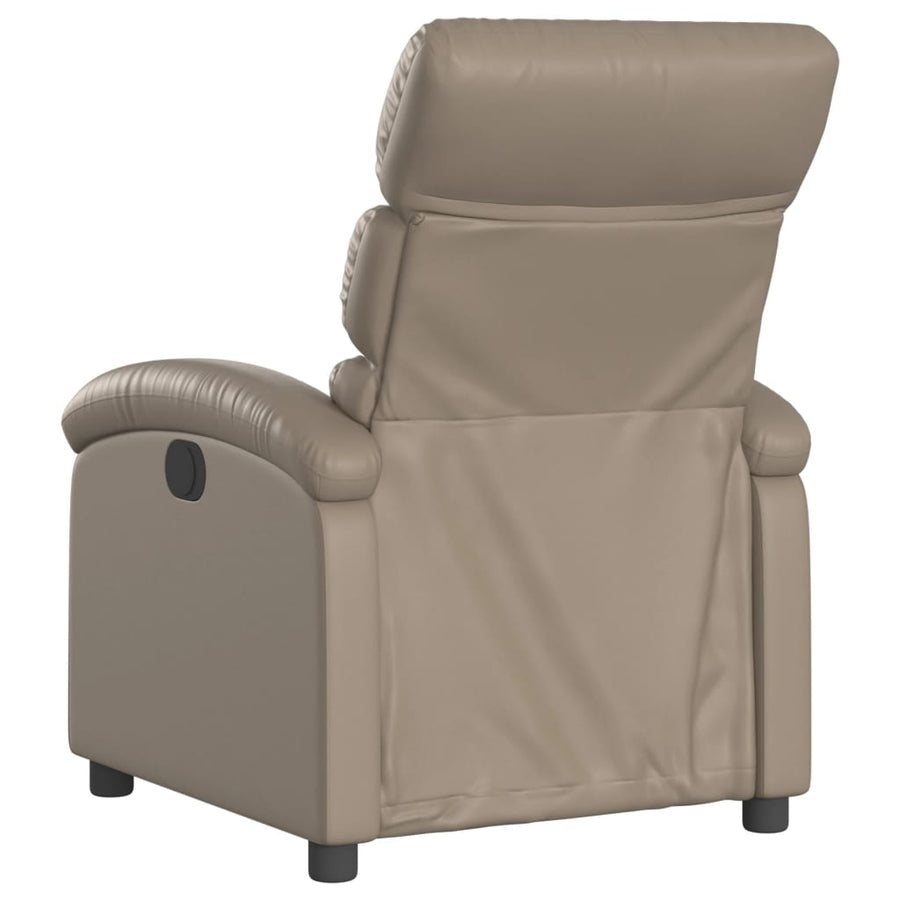 Fauteuil Verstelbaar Kunstleer Kleurig Cappuccino Nee Handmatig verstelbaar