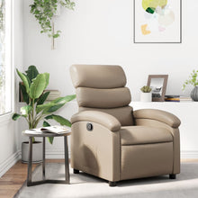 Fauteuil Verstelbaar Kunstleer Kleurig Cappuccino Nee Handmatig verstelbaar