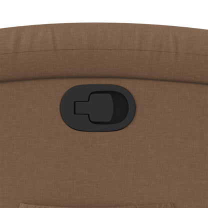 Fauteuil Verstelbaar Stof Bruin Nee Handmatig verstelbaar