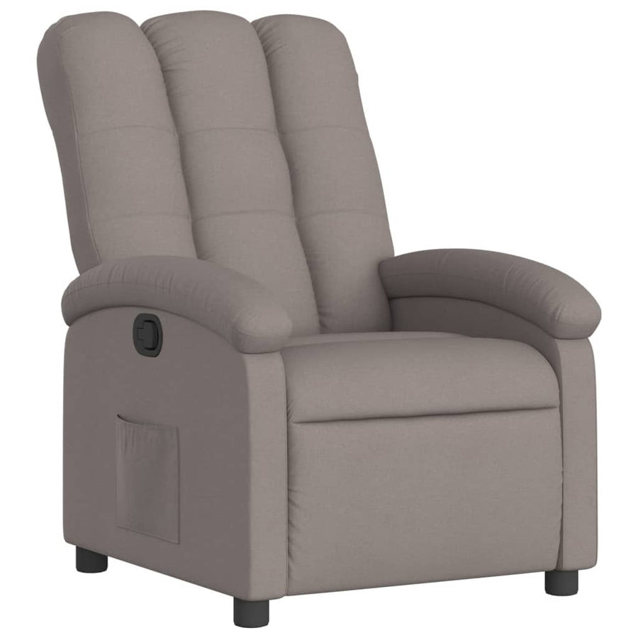 Fauteuil Verstelbaar Stof Taupe Nee Handmatig verstelbaar