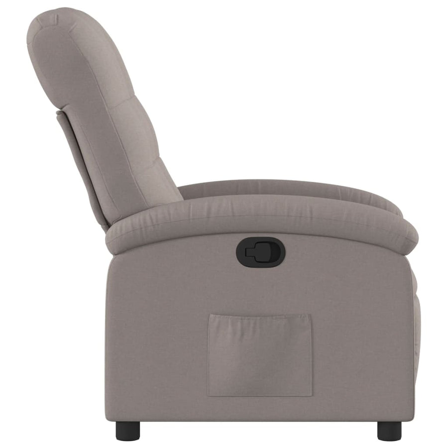 Fauteuil Verstelbaar Stof Taupe Nee Handmatig verstelbaar