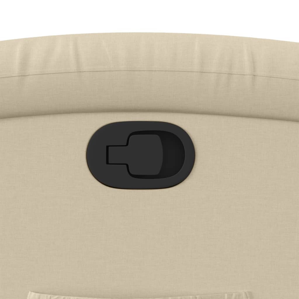 Fauteuil Verstelbaar Stof Kleurig Crème Nee Handmatig verstelbaar