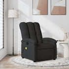 Massage chair adjustable fabric black