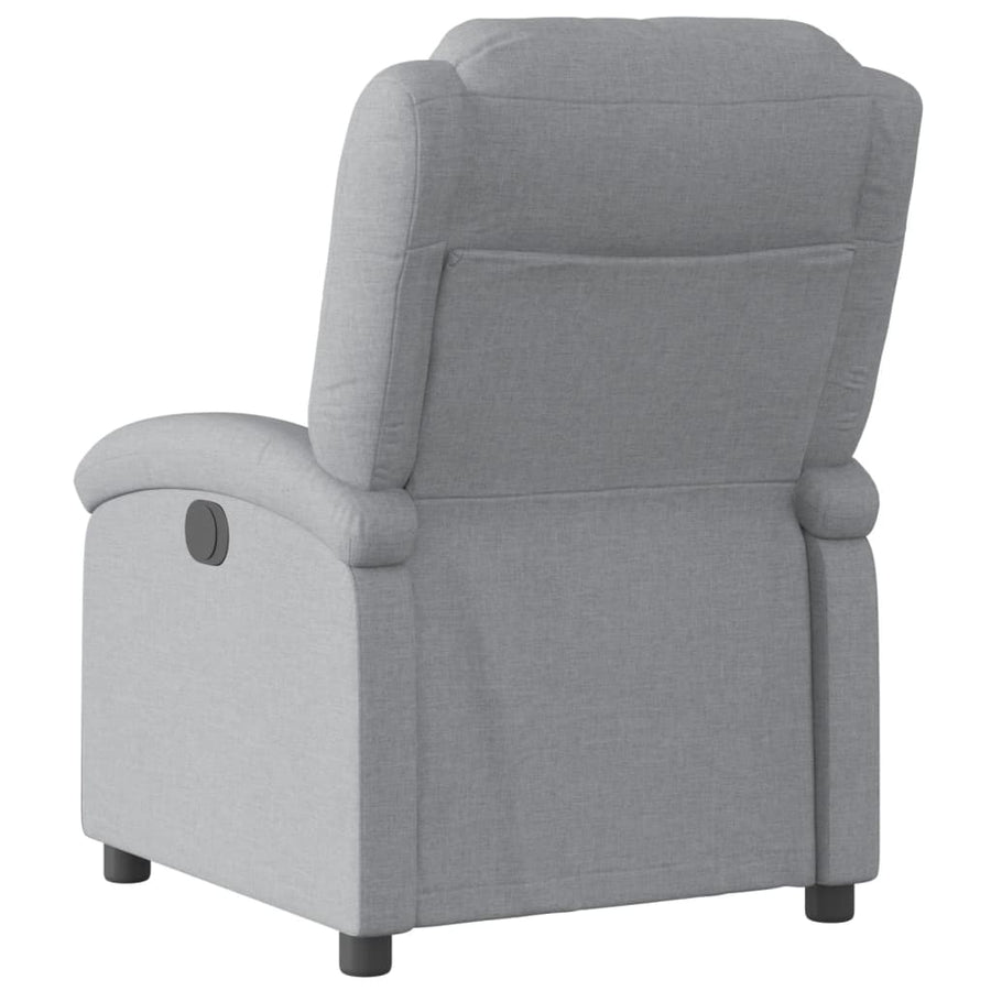 Fauteuil Verstelbaar Stof Lichtgrijs Nee Handmatig verstelbaar