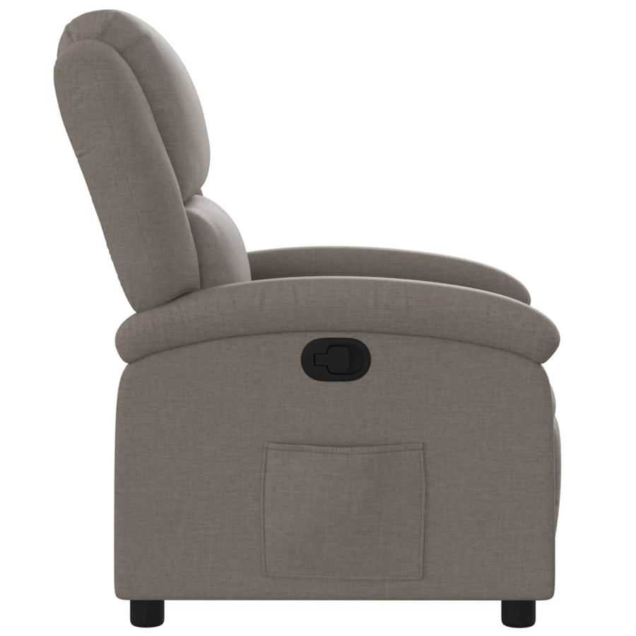 Fauteuil Verstelbaar Stof Taupe Nee Handmatig verstelbaar