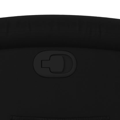 Fauteuil Verstelbaar Kunstleer Zwart Nee Handmatig verstelbaar