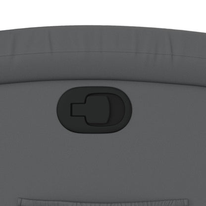 Fauteuil Verstelbaar Kunstleer Grijs Nee Handmatig verstelbaar