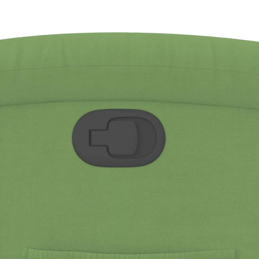 Fauteuil verstelbaar fluweel lichtgroen