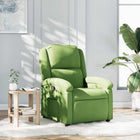 Fauteuil verstelbaar fluweel lichtgroen 71x144,5x82 cm