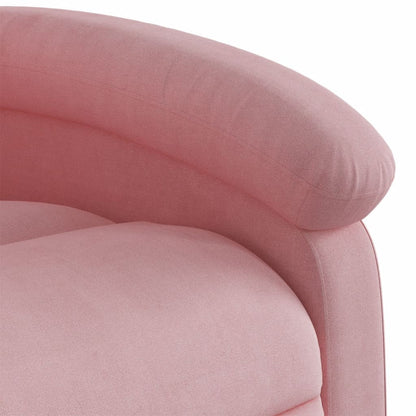 Massagestoel verstelbaar fluweel roze