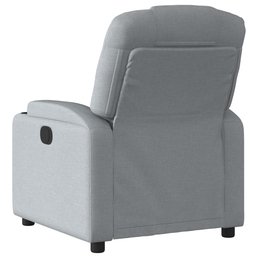 Fauteuil Verstelbaar Stof Lichtgrijs Nee Handmatig verstelbaar