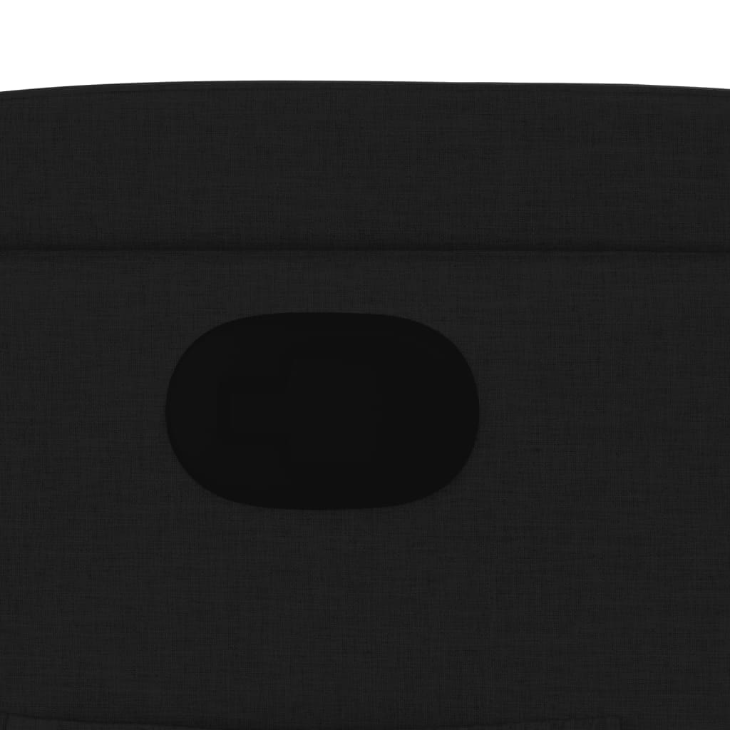 Fauteuil Verstelbaar Stof Zwart 1 Nee Handmatig verstelbaar