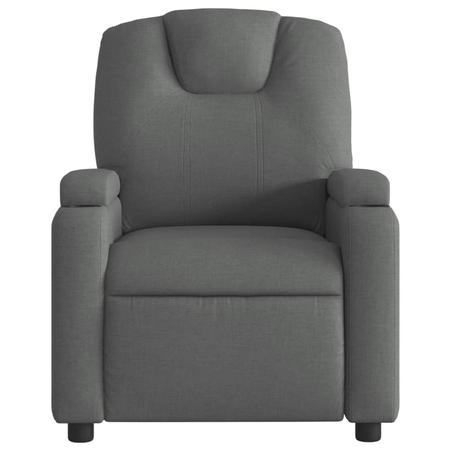 Massagestoel Verstelbaar Stof Donkergrijs Ja Handmatig verstelbaar