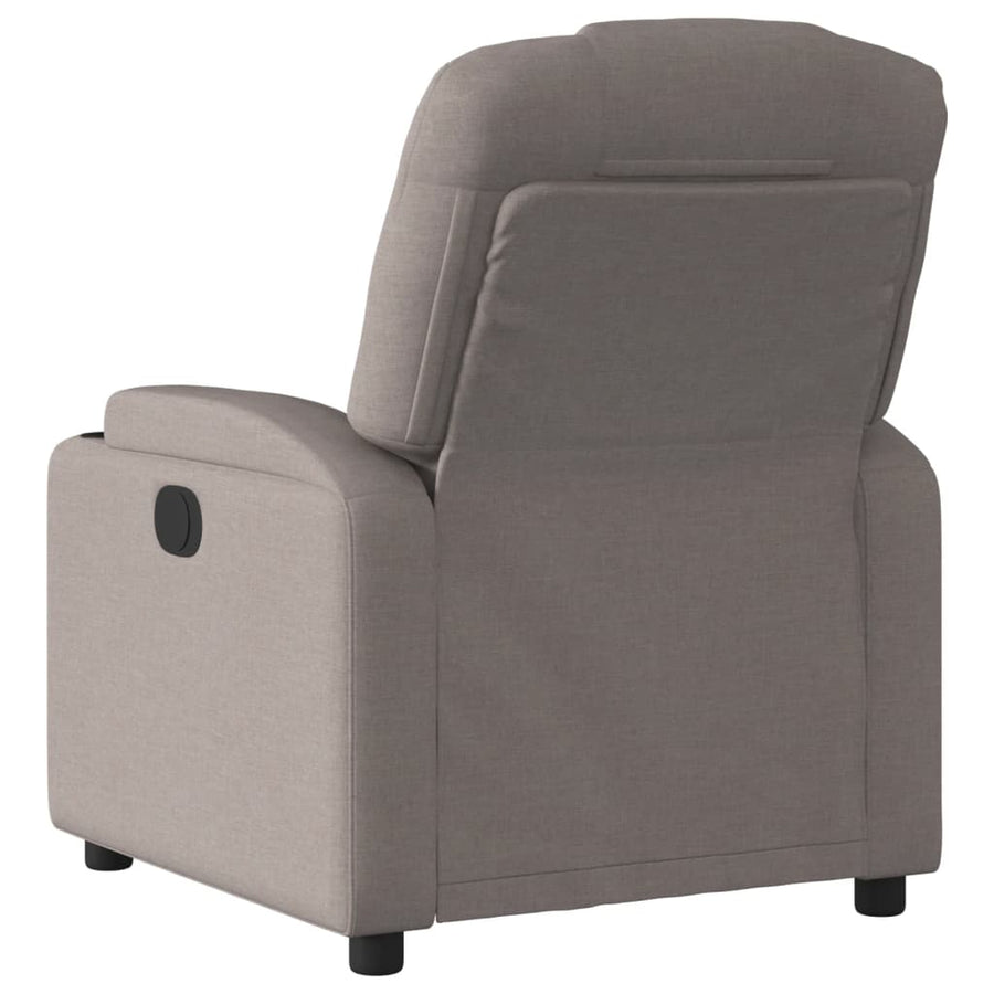 Massagestoel verstelbaar stof taupe