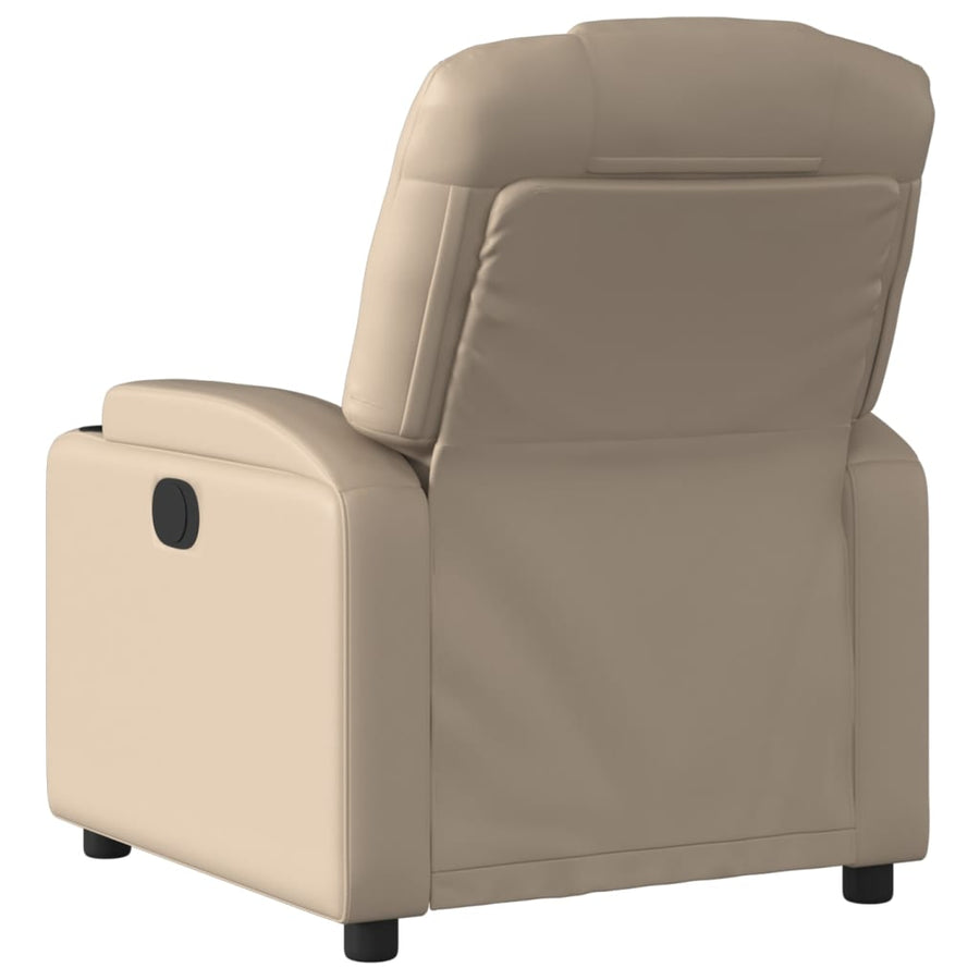 Fauteuil Verstelbaar Kunstleer Kleurig Cappuccino Nee Handmatig verstelbaar
