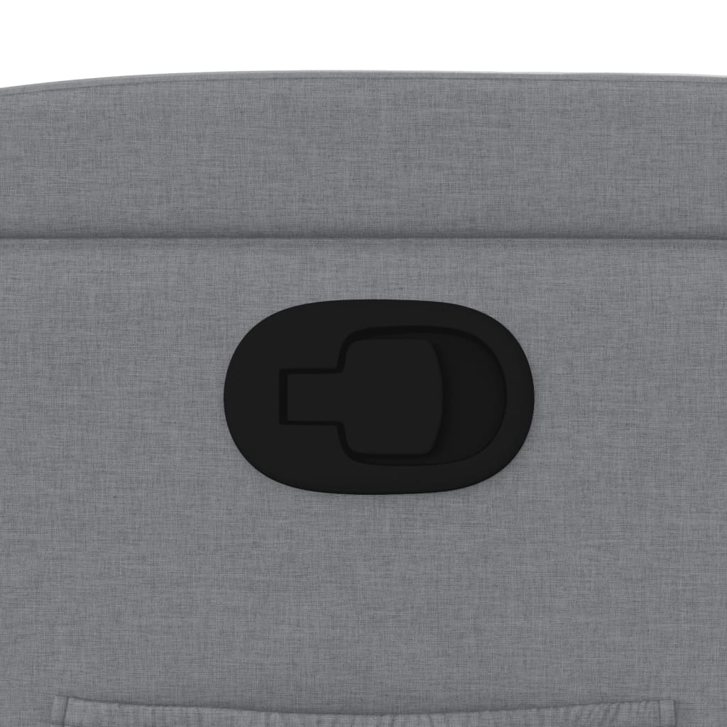 Fauteuil Verstelbaar Stof Lichtgrijs Nee Handmatig verstelbaar