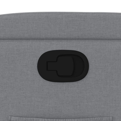 Fauteuil Verstelbaar Stof Lichtgrijs Nee Handmatig verstelbaar