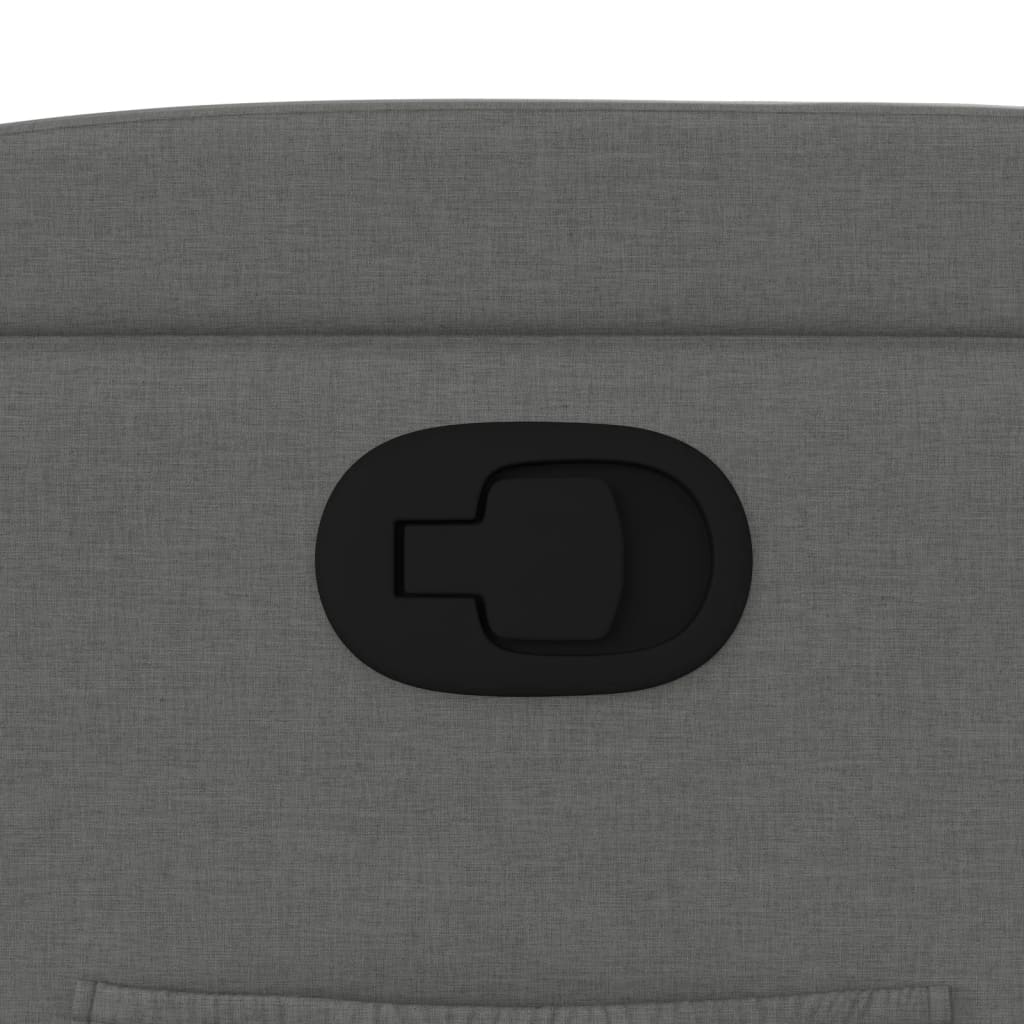 Fauteuil Verstelbaar Stof Donkergrijs Nee Handmatig verstelbaar