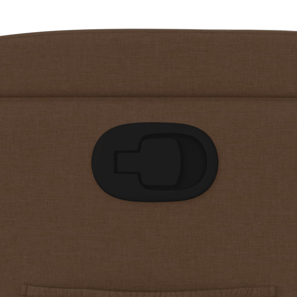 Fauteuil Verstelbaar Stof Bruin 1 Nee Handmatig verstelbaar