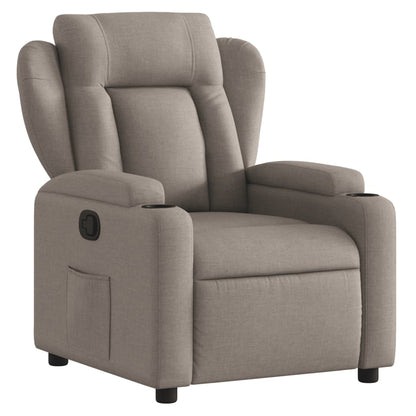 Fauteuil Verstelbaar Stof Taupe Nee Handmatig verstelbaar