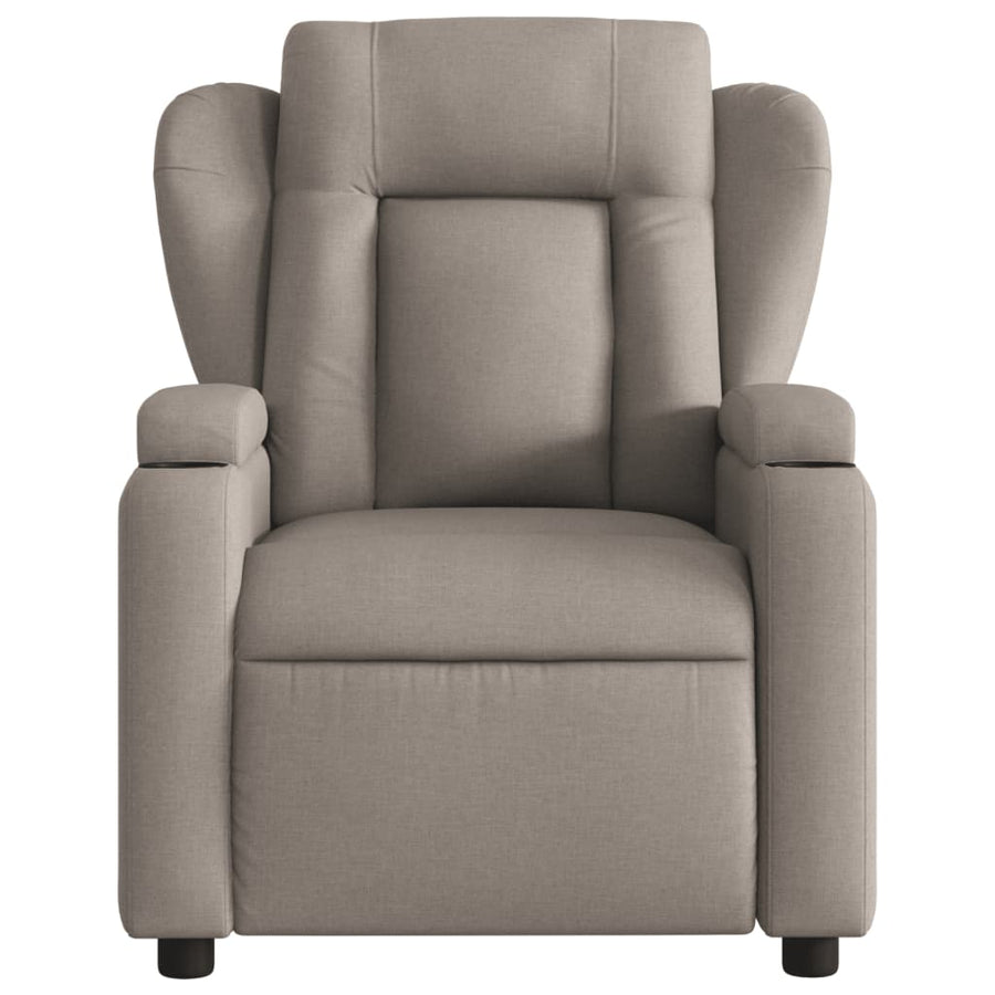Fauteuil Verstelbaar Stof Taupe Nee Handmatig verstelbaar