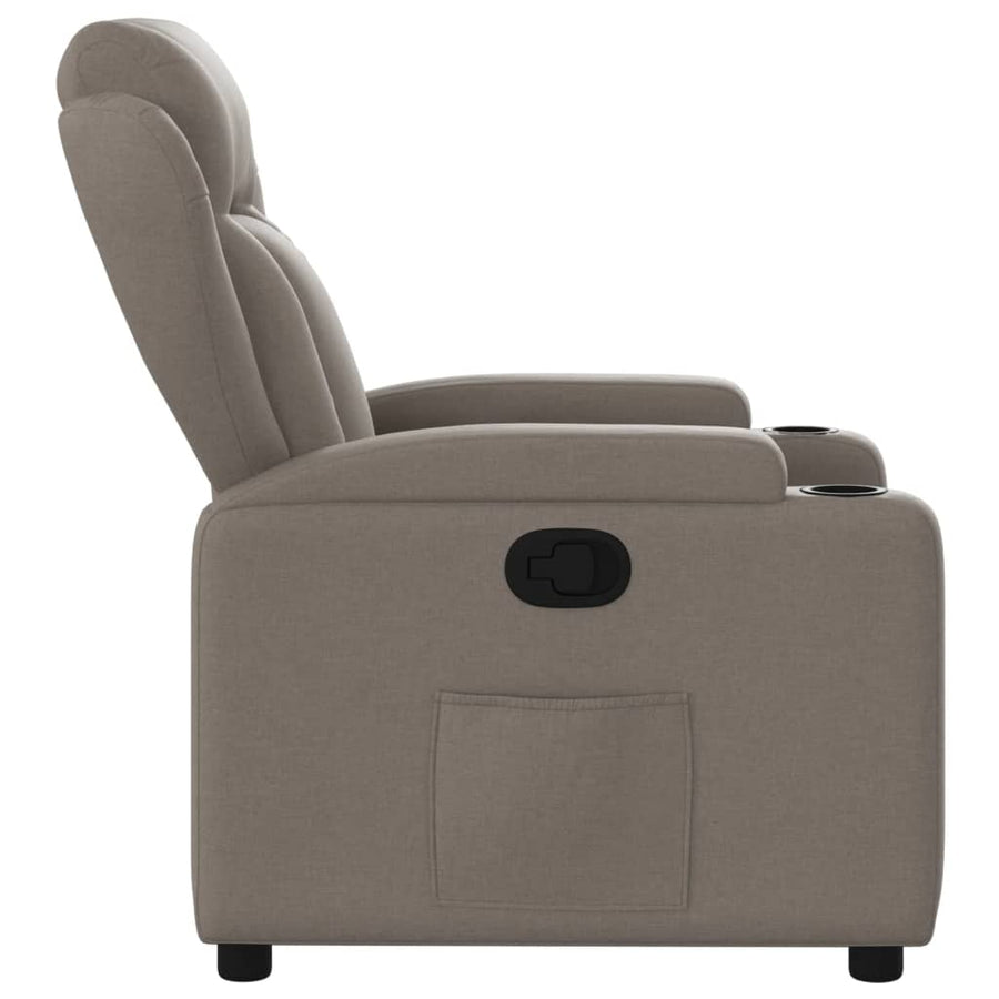 Fauteuil Verstelbaar Stof Taupe Nee Handmatig verstelbaar