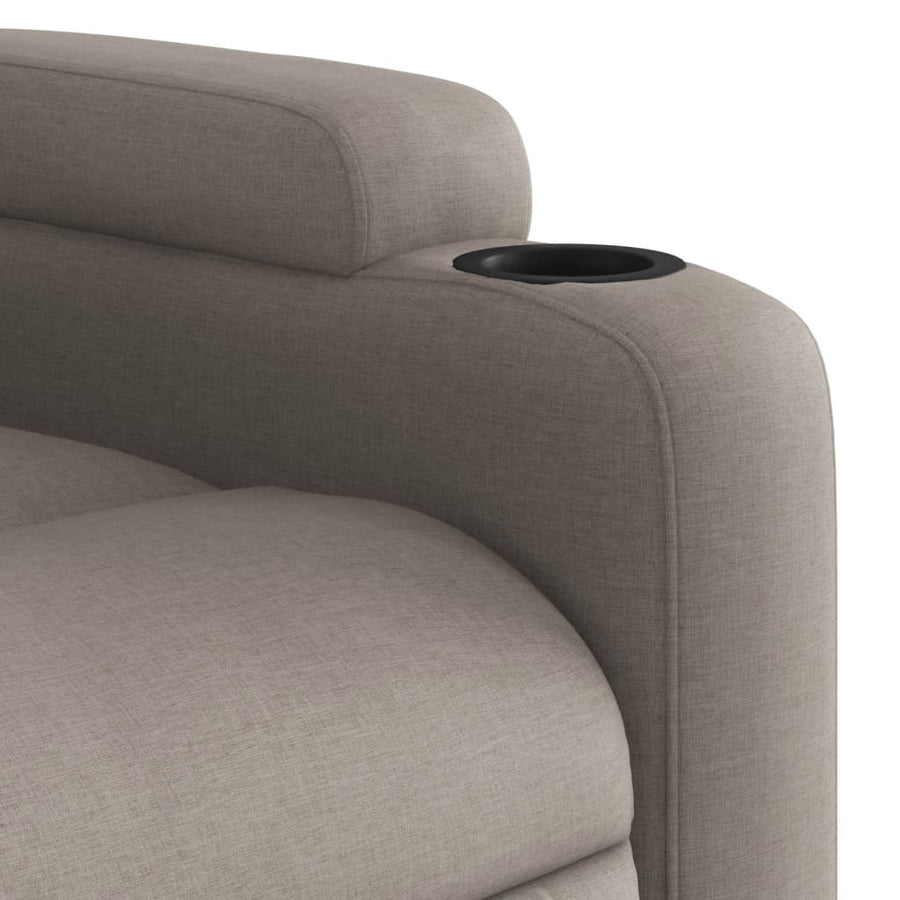 Fauteuil Verstelbaar Stof Taupe Nee Handmatig verstelbaar