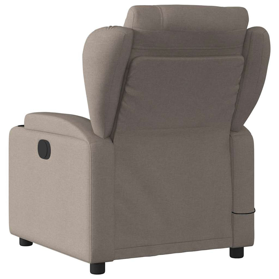 Massagestoel Taupe Stof
