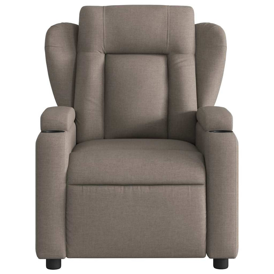 Massagestoel Taupe Stof
