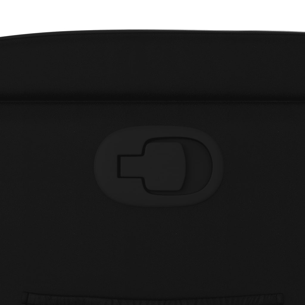 Fauteuil Verstelbaar Kunstleer Zwart Nee Handmatig verstelbaar