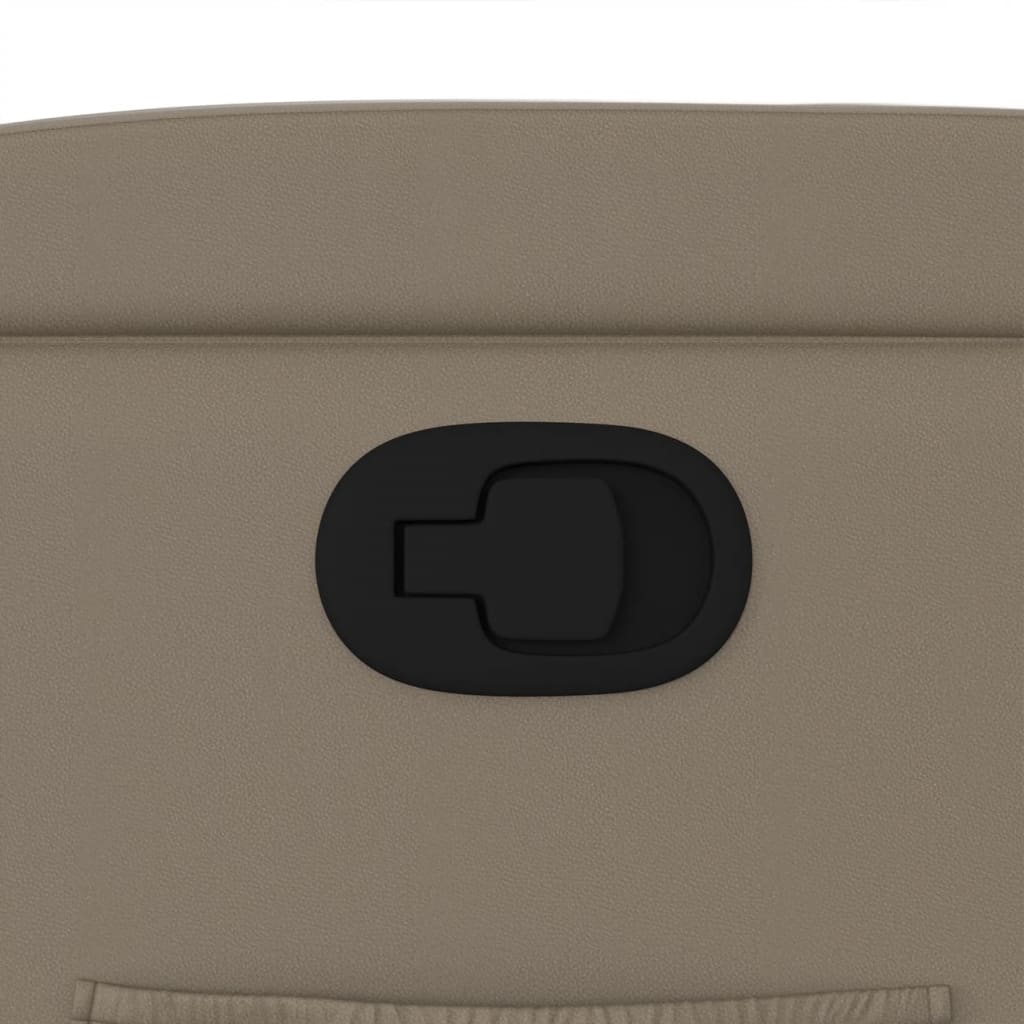 Fauteuil Verstelbaar Kunstleer Kleurig Cappuccino Nee Handmatig verstelbaar