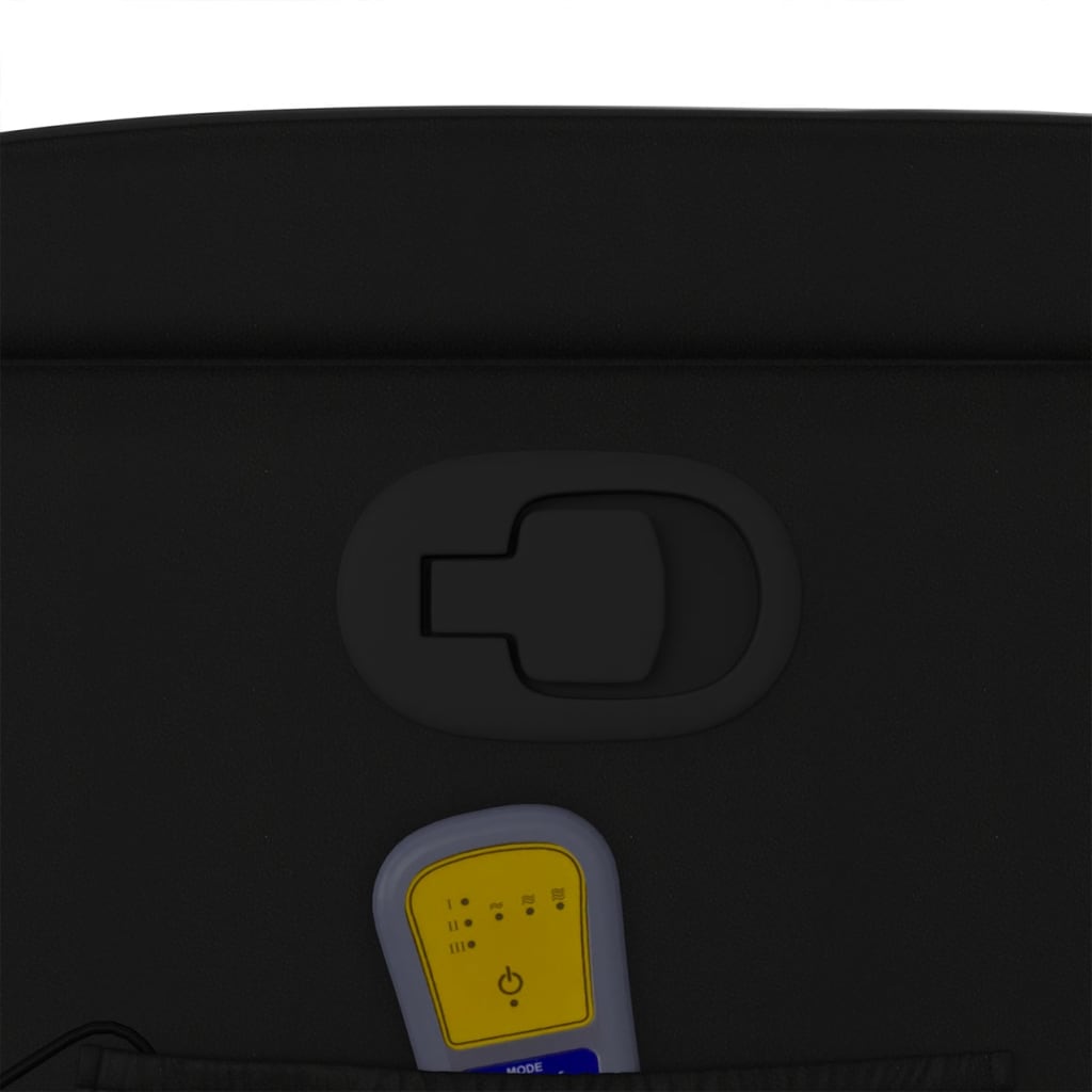 Massagestoel Verstelbaar Kunstleer Zwart Ja Handmatig verstelbaar