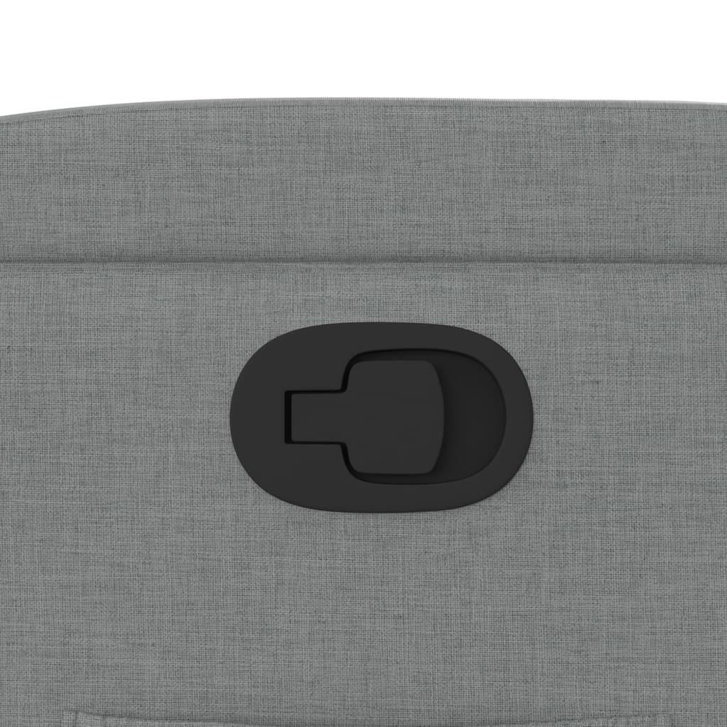 Fauteuil Verstelbaar Stof Lichtgrijs Nee Handmatig verstelbaar