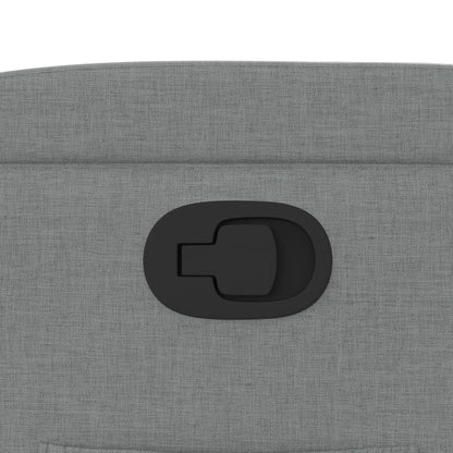 Fauteuil Verstelbaar Stof Lichtgrijs Nee Handmatig verstelbaar