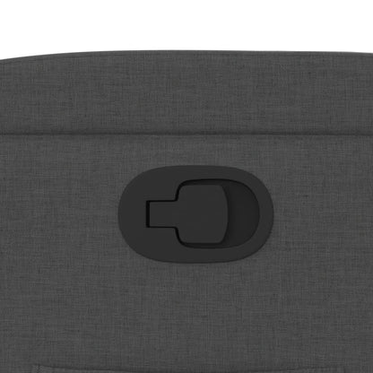 Fauteuil Verstelbaar Stof Donkergrijs Nee Handmatig verstelbaar