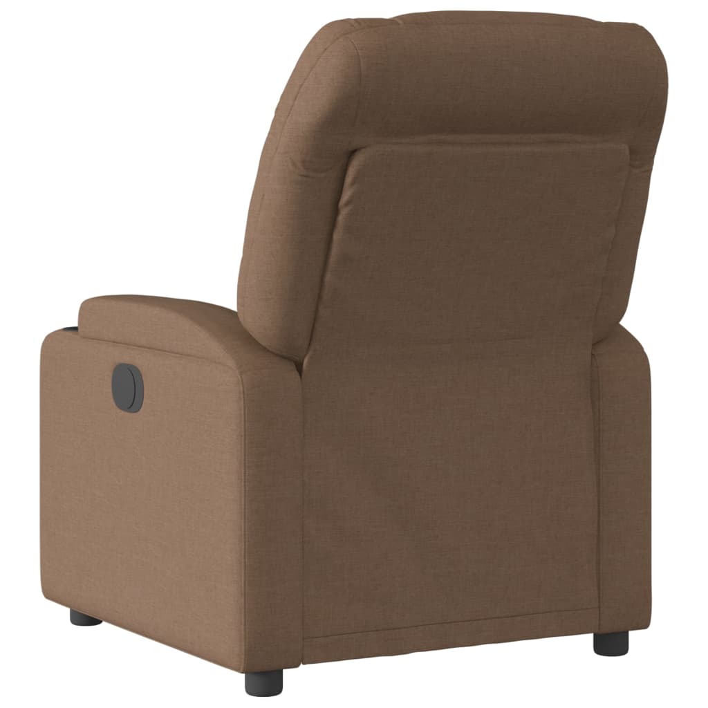 Fauteuil Verstelbaar Stof Bruin Nee Handmatig verstelbaar