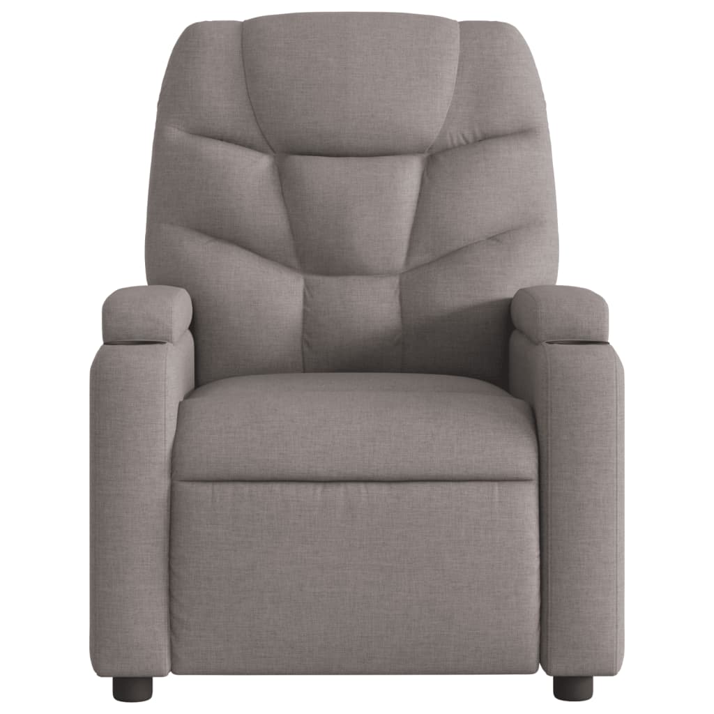Fauteuil Verstelbaar Stof Taupe Nee Handmatig verstelbaar