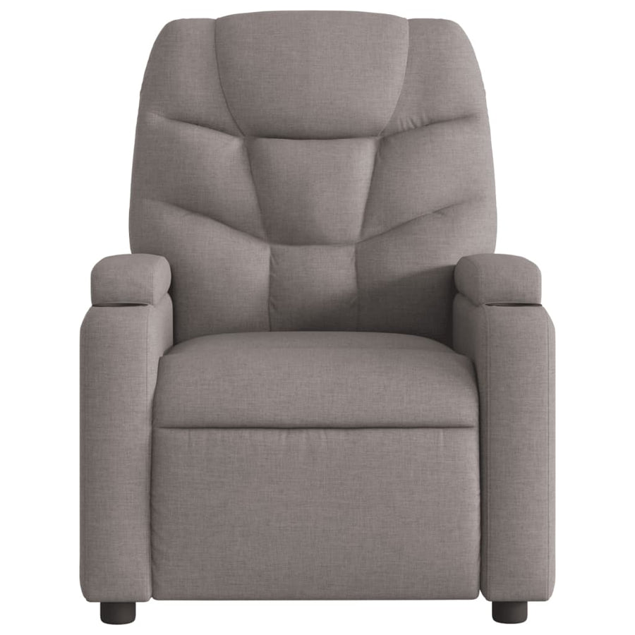 Fauteuil Verstelbaar Stof Taupe Nee Handmatig verstelbaar