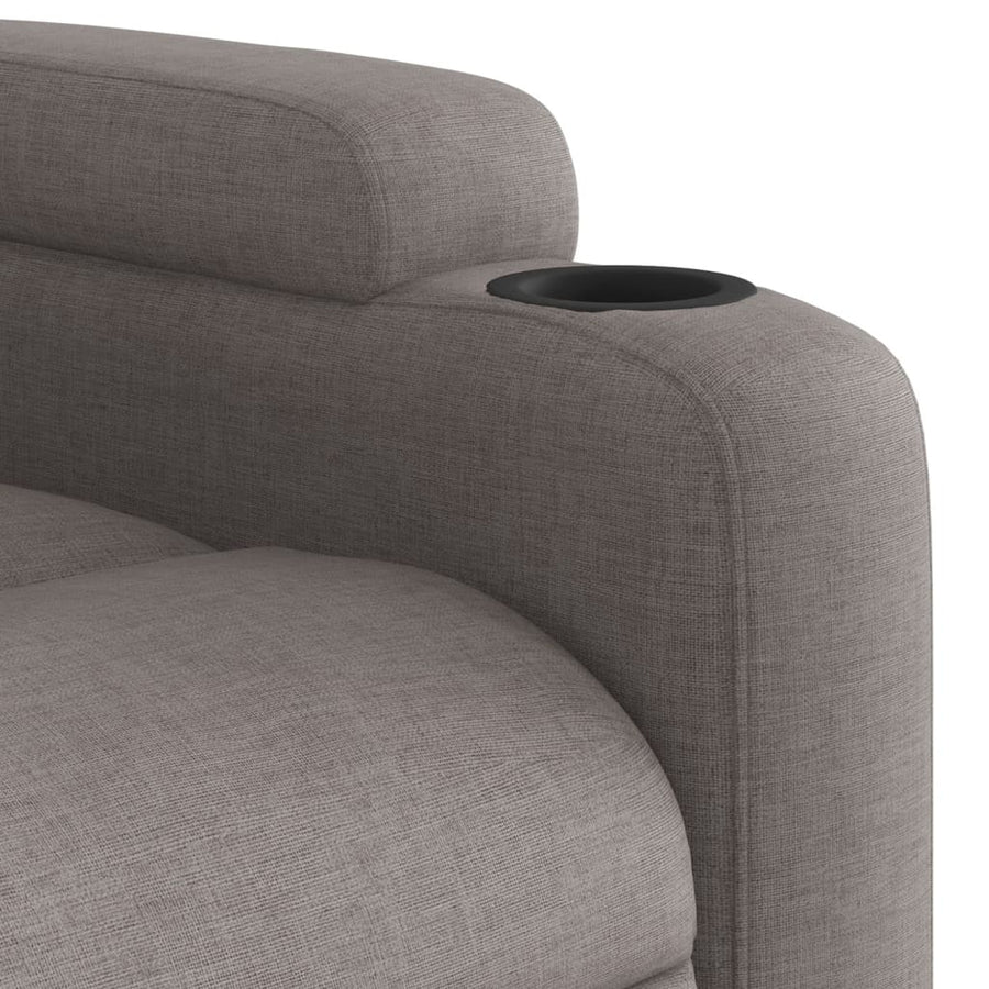 Fauteuil Verstelbaar Stof Taupe Nee Handmatig verstelbaar