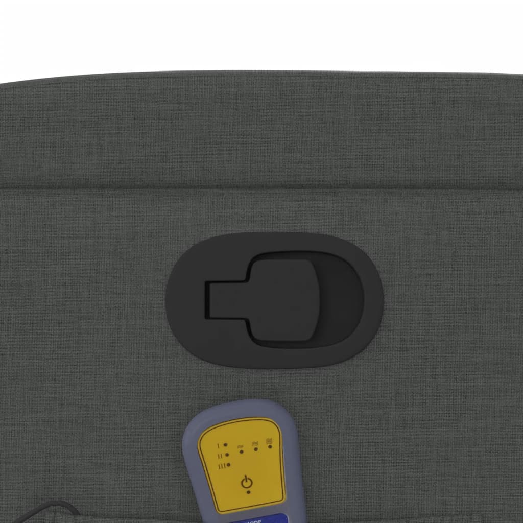 Massagestoel Verstelbaar Stof Donkergrijs Ja Handmatig verstelbaar