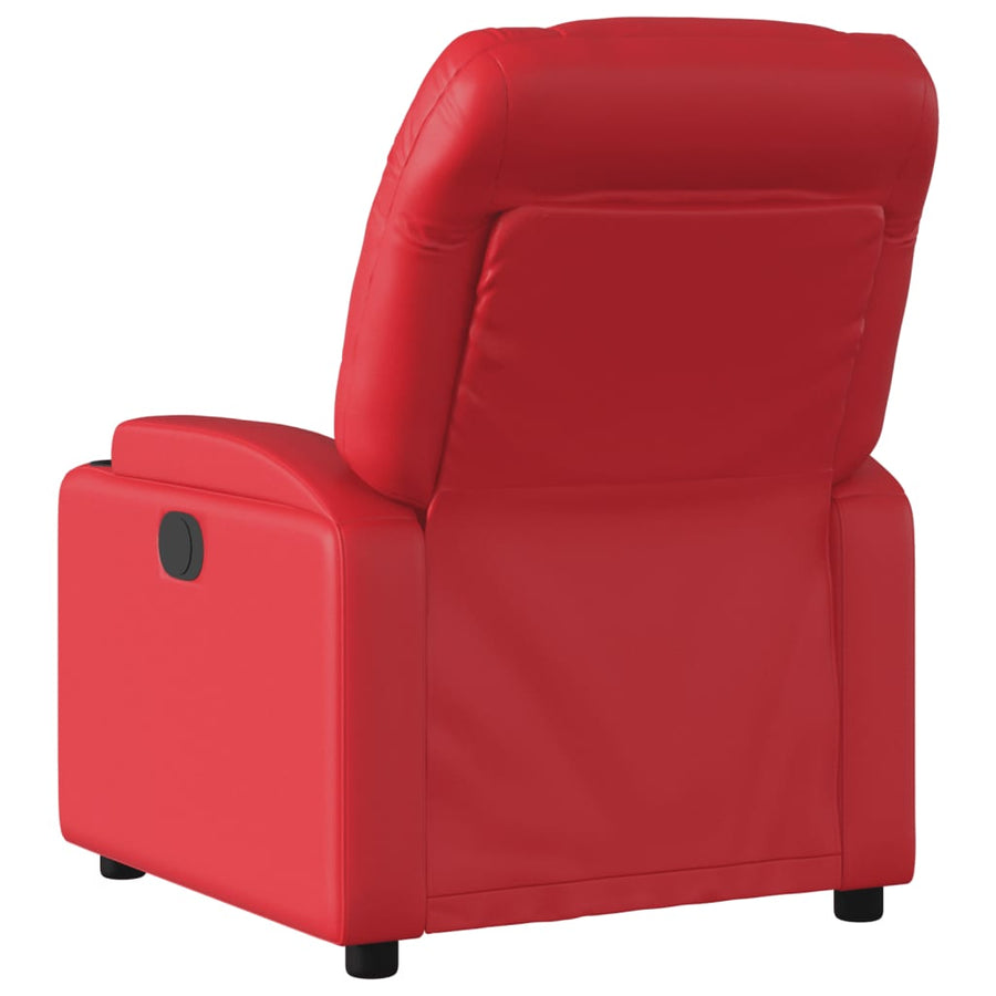 Fauteuil Verstelbaar Kunstleer Rood Nee Handmatig verstelbaar