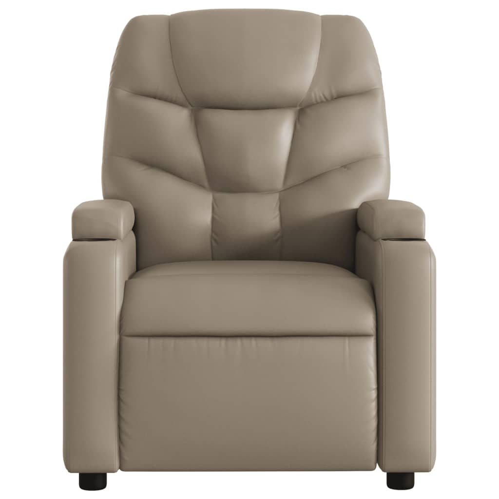Fauteuil Verstelbaar Kunstleer Kleurig Cappuccino Nee Handmatig verstelbaar