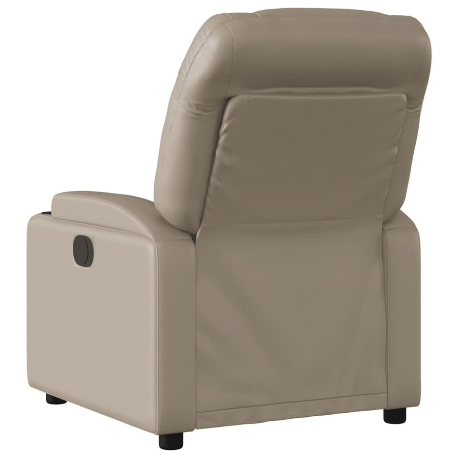 Fauteuil Verstelbaar Kunstleer Kleurig Cappuccino Nee Handmatig verstelbaar