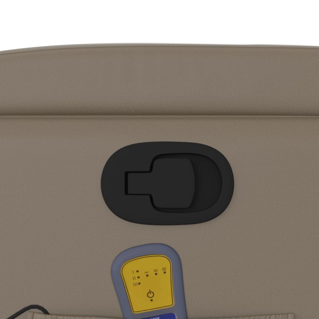 Massagestoel Verstelbaar Kunstleer Kleurig Cappuccino Ja Handmatig verstelbaar