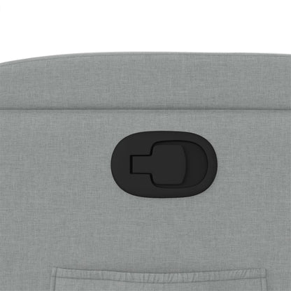 Fauteuil Verstelbaar Stof Lichtgrijs Nee Handmatig verstelbaar