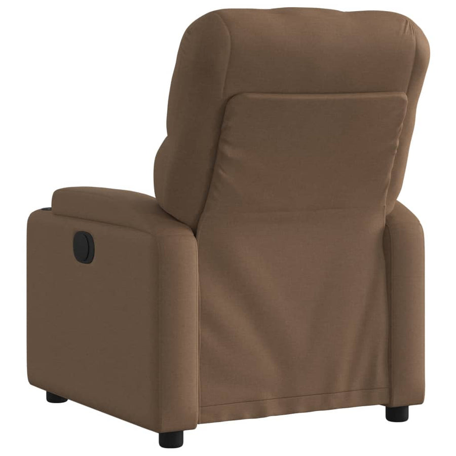 Fauteuil Verstelbaar Stof Bruin Nee Handmatig verstelbaar
