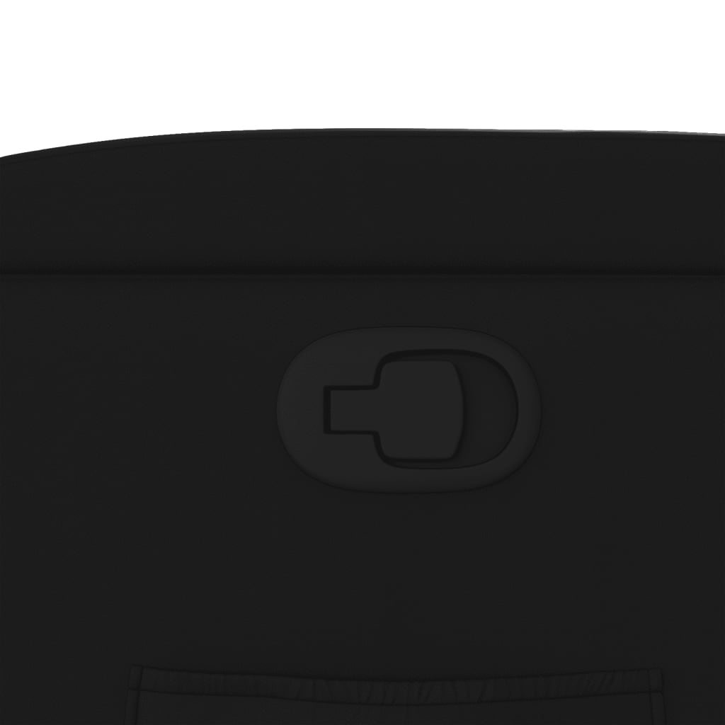 Fauteuil Verstelbaar Kunstleer Zwart Nee Handmatig verstelbaar