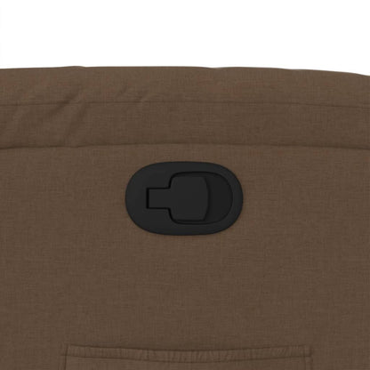 Fauteuil Verstelbaar Stof Bruin Nee Handmatig verstelbaar