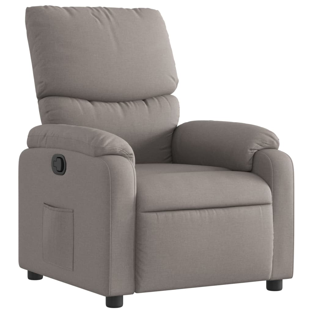 Fauteuil Verstelbaar Stof Taupe Nee Handmatig verstelbaar