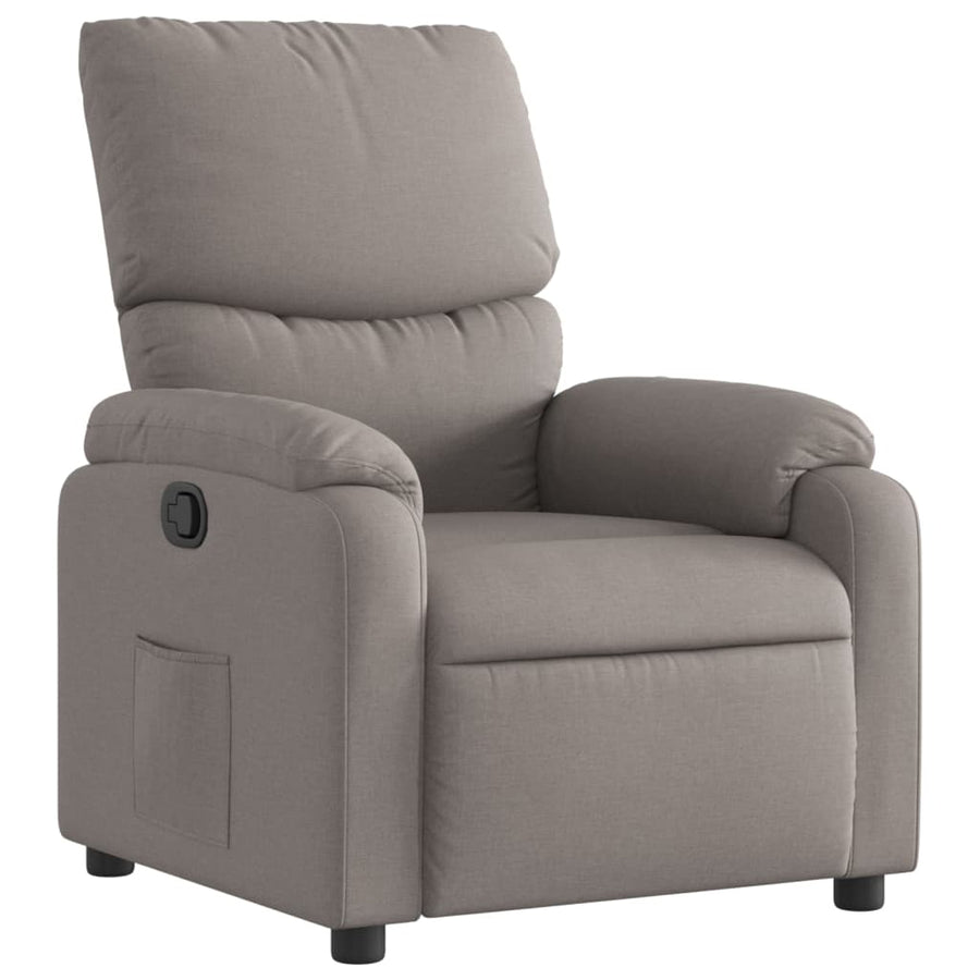 Fauteuil Verstelbaar Stof Taupe Nee Handmatig verstelbaar